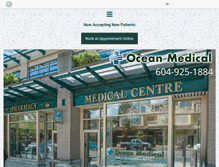 Tablet Screenshot of oceanmedical.com